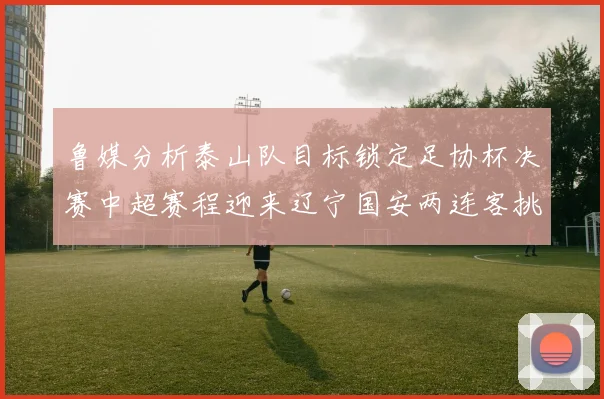 鲁媒分析泰山队目标锁定足协杯决赛中超赛程迎来辽宁国安两连客挑战